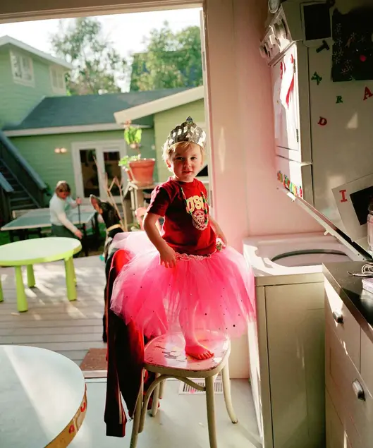 Catherine Opie, Oliver in a Tutu, 2004, C-print, 24 x 20 in. © Catherine Opie, Courtesy Regen Projects, Los Angeles