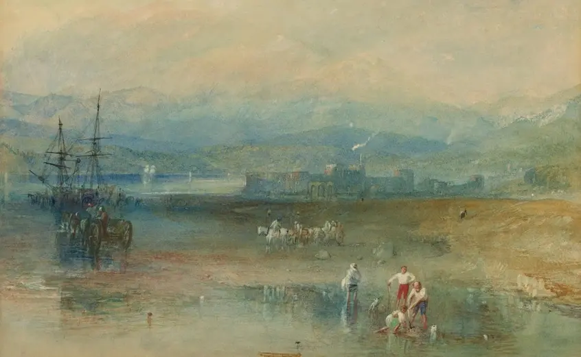 Joseph Mallord William Turner (1775–1851), Beaumaris Castle, Anglesey