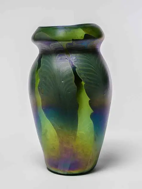 Louis Comfort Tiffany (1848–1933), Favrile Glass Fern Vase