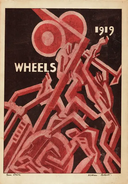 Edith Sitwell (1887–1964), editor; William Roberts (1895–1980), illustrator, Wheels, 1919, 1919. Oxford: B. H. Blackwell. The Huntington Library, Art Collections, and Botanical Gardens.