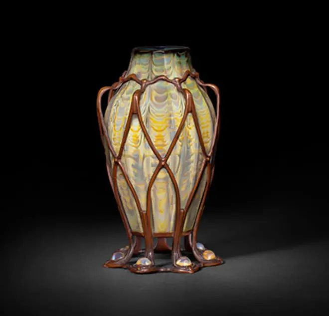 Agate Vase in Bronze Mount