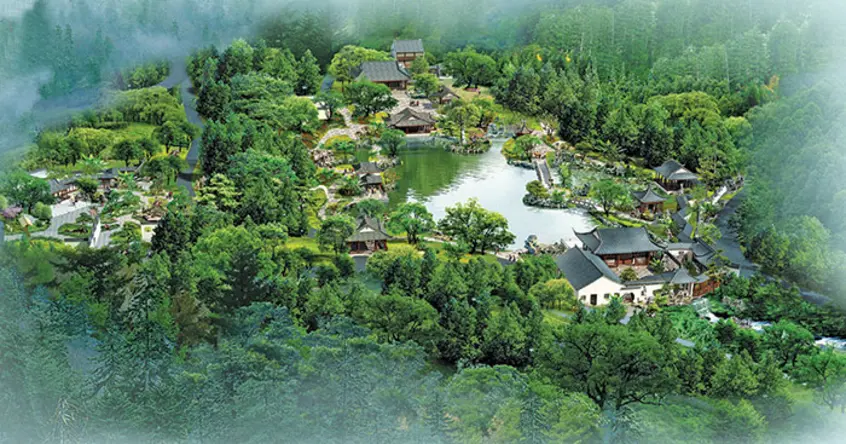 Artist's rendering of Chinese Garden