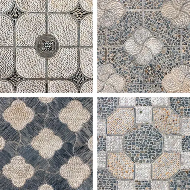 The Paving Patterns of Liu Fang Yuan (detail), 2021–2022. The Huntington Library, Art Museum, and Botanical Gardens.