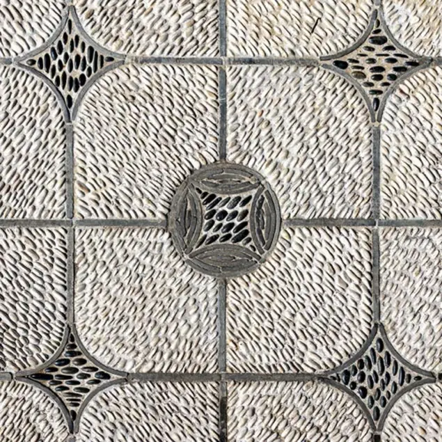 Paving Pattern: Overlapping Squares and Coins, 2022. The Huntington Library, Art Museum, and Botanical Gardens.