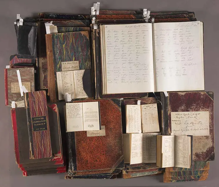 The Archives of Thomas T. Eckert, 1862–1877, an extensive collection of Civil War telegraph messages. Huntington Library, Art Collections, and Botanical Gardens.