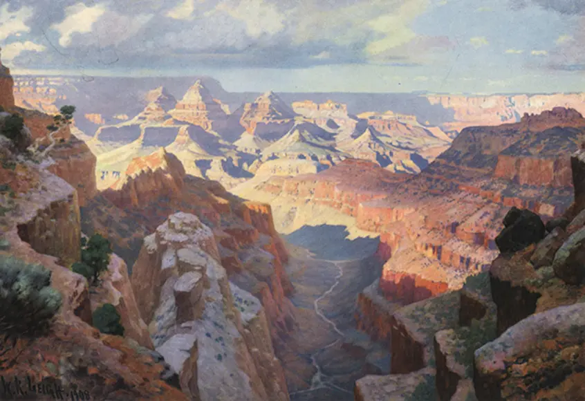 William R. Leigh, Grand Canyon (1911)