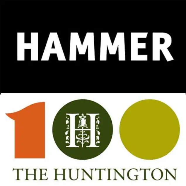 Hammer Museum logo and Huntington Centennial logo