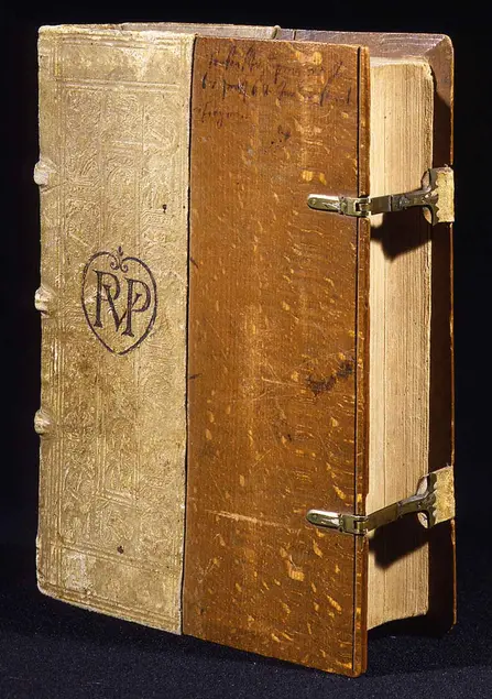 A bound volume containing four rare first editions of books by Paracelsus, one of the most influential medical authors of the 16th century. The Huntington Library, Art Collections, and Botanical Gardens.
