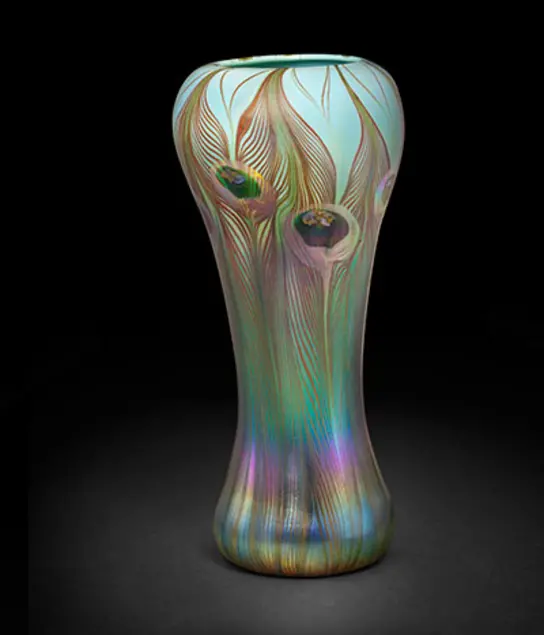 Peacock Vase