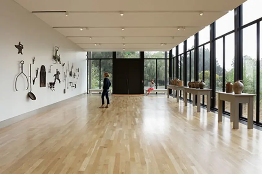 Interior view of the Jonathan and Karin Fielding Wing of the Virginia Steele Scott Galleries of American Art