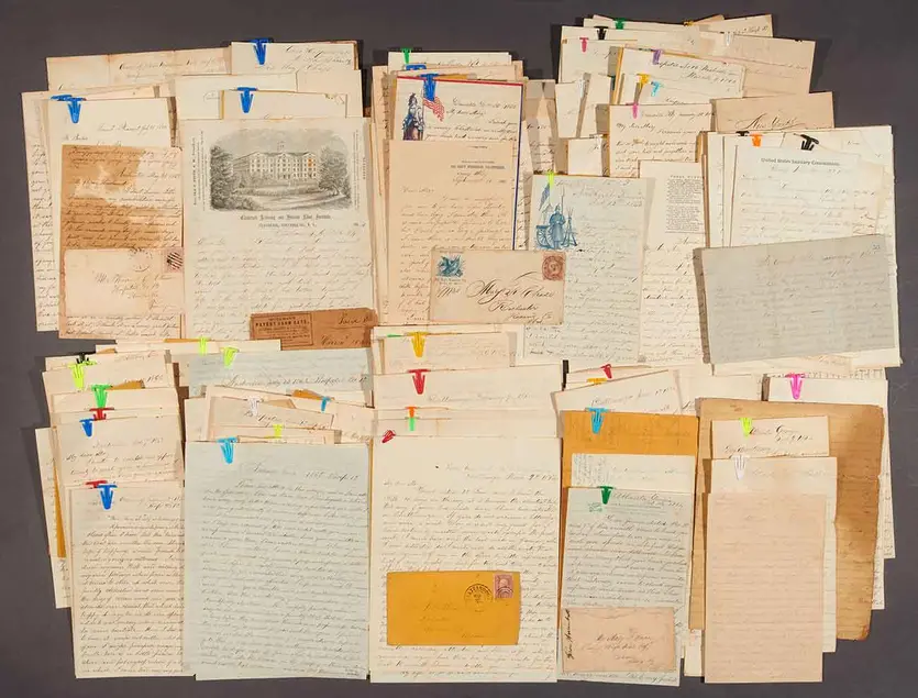 Correspondence of Warren D. Chase, 142 letters, 1862–1868. The Huntington Library, Art Collections, and Botanical Gardens.