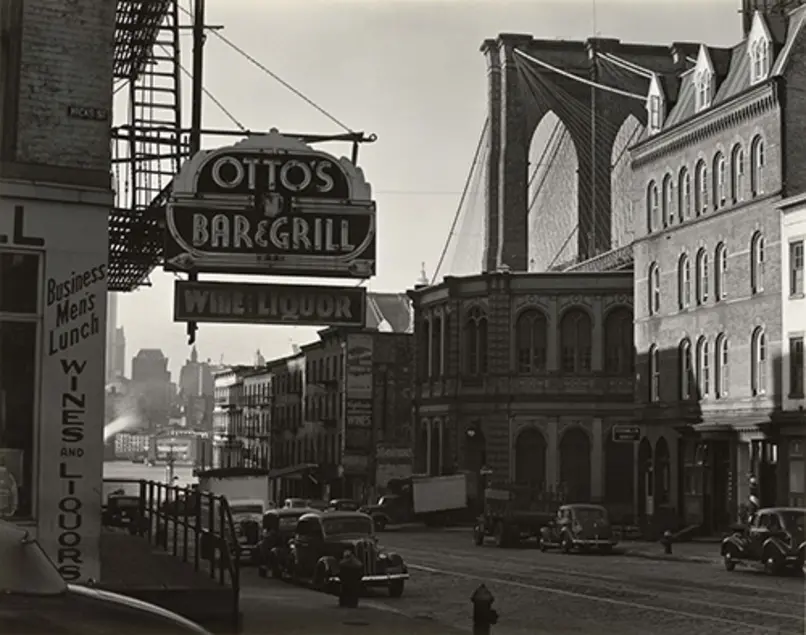 The Brooklyn Bridge, 1941 Gelatin silver print Photograph by Edward Weston