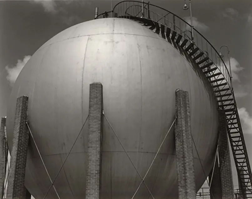 Gulf Oil, Port Arthur, Texas, 1941 Gelatin silver print Photograph by Edward Weston