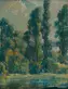 Daniel Garber (1880-1958), Saint James's Park, London, 1905, oil on canvas, 15 1/2 x 11 15/16 in. Pennsylvania Academy of the Fine Arts, Philadelphia, gift of Vera White.