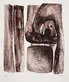 Henry Moore, Mexican Mask, 1974, lithograph, 26 x 19 in. The Huntington Library, Art Collections, and Botanical Gardens. Gift of Philip and Muriel Berman Foundation. © The Henry Moore Foundation. All Rights Reserved, DACS 2017 / henry-moore.org