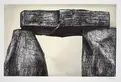 Henry Moore, Stonehenge I, 1973, Lithograph, 23 x 18 in. The Huntington Library, Art Collections, and Botanical Gardens. Gift of Philip and Muriel Berman Foundation. © The Henry Moore Foundation. All Rights Reserved, DACS 2017 / henry-moore.org