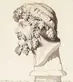 John Deare (British, 1759-1798), Album leaf: Sculpture from Villa Aldbrandini in Frascati, near Rome, Italy, ca. 1788, pen and brown ink and wash over traces of graphite on paper.