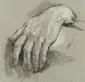 Giovanni Battista Cipriani, Study of a Hand, mid to late 18th century. Huntington Library, Art Collections, and Botanical Gardens.