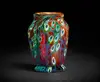 Tiffany Studios, Miniature Vase, Favrile glass, 2 5/8 × 1 7/8 in. Collection of Stanley and Dolores Sirott, © David Schlegel, courtesy of Paul Doros. Image courtesy of The Huntington Library, Art Collections, and Botanical Gardens.