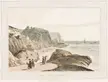 William Daniell (British, 1769-1837), Hastings, from near the White Rock, 1823, aquatint. The Huntington Library, Art Collections, and Botanical Gardens, gift of Hannah S. and Russel I. Kully.
