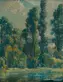 Daniel Garber (1880-1958), Saint James's Park, London, 1905, oil on canvas, 15 1/2 x 11 15/16 in. Pennsylvania Academy of the Fine Arts, Philadelphia, gift of Vera White.