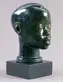 Sargent Claude Johnson sculpture of the head of a boy.