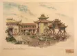 Erle Webster (1898-1971) and Adrian Wilson (1898-1988), architects, Building rendering for Mr. You Chung Hong, ca. 1936. The Huntington Library, Art Museum, and Botanical Gardens.