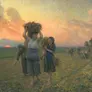 "The Last Gleanings" by Jules Adolphe Aimé Louis Breton