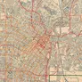 Old map of Los Angeles