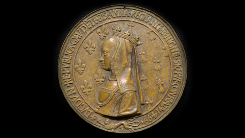 Leclerc Nicolas Leclerc (French, active 1486–1507) and Jean de Saint-Priest (French, active 1490–1516), Queen Anne of Brittany, 1499, bronze