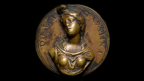 Faustina Italian, Diva Faustina, early 16th century, bronze.