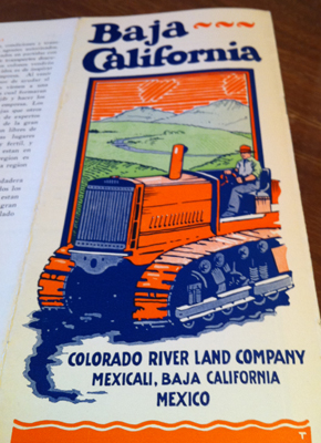 bajacalD Promotional brochure for the Colorado River Land Company,