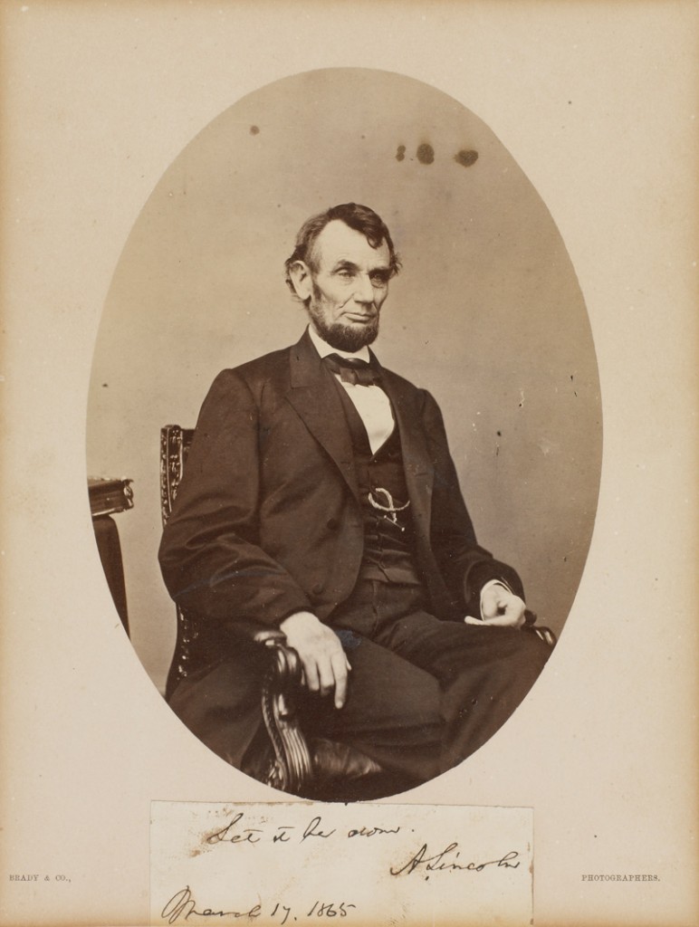 Photograph of Abraham Lincoln Photograph of Abraham Lincoln