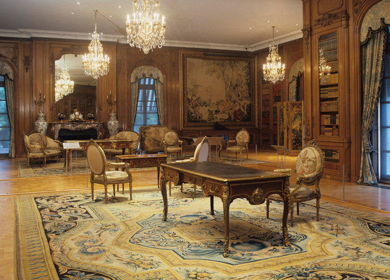 The Library room of the Huntington Art Gallery. The Library room of the Huntington Art Gallery.