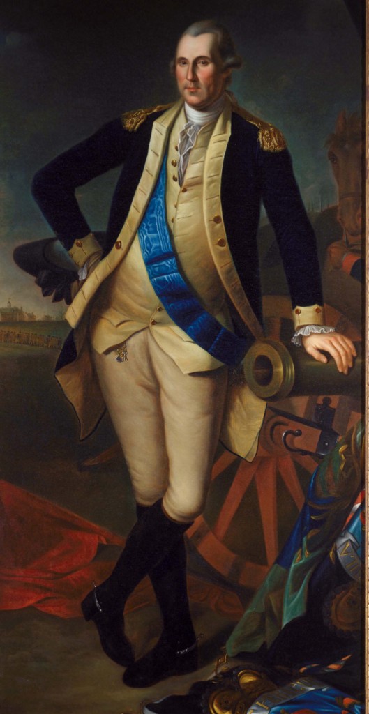 George Washington, after 1779, after Charles Willson Peale (1741–1827), oil on canvas, The Huntington Library, Art Collections, and Botanical Gardens. George Washington, after 1779, after Charles Willson Peale (1741–1827), oil on canvas, The Huntington Library, Art Collections, and Botanical Gardens.