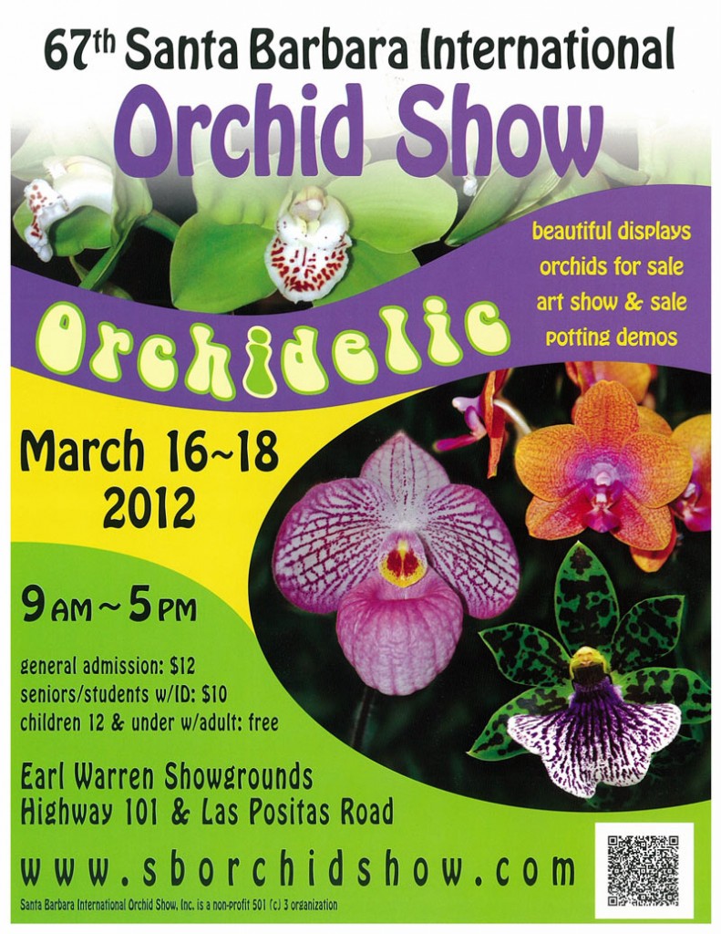 Santa Barbara Orchid Show Flyer