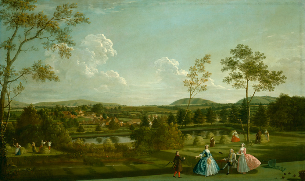 The Montagu Family at Sandleford Priory (Berkshire), by Edward Haytley, 1744. Private collection, image courtesy of Lowell Libson Ltd.