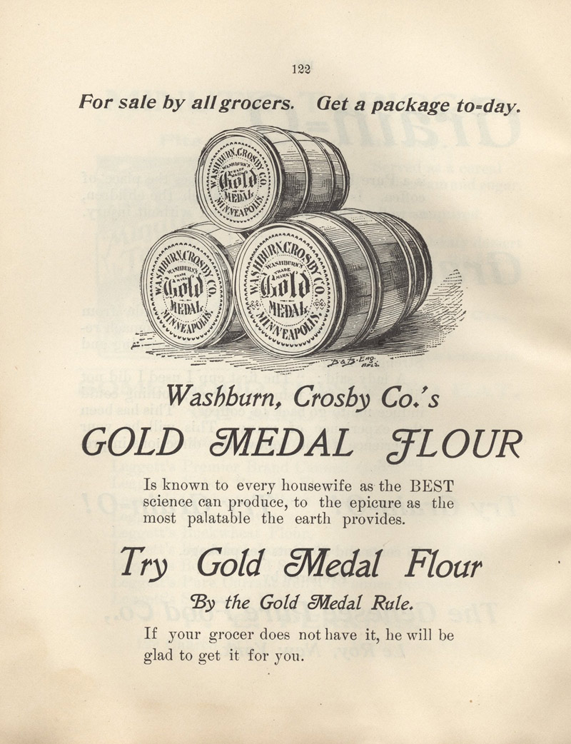 Advertisement from Our Cook Book, compiled by First Unitarian Church (Burlington, Vt.). Burlington: Free Press Association, Printers, Binders and Stationers, 1898. Huntington Library, Art Collections, and Botanical Gardens.