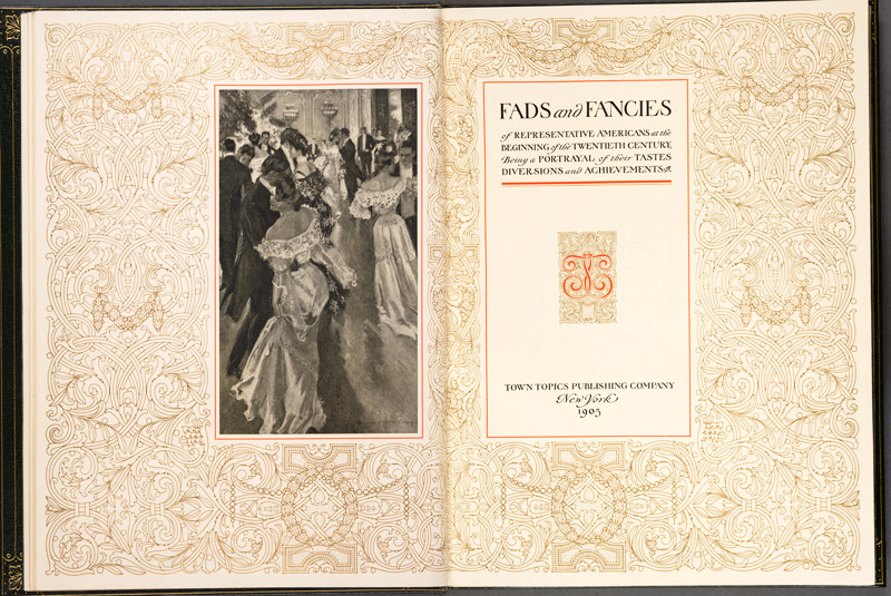 Title page of Fads and Fancies, 1905. The Huntington Library, Art Collections, and Botanical Gardens.