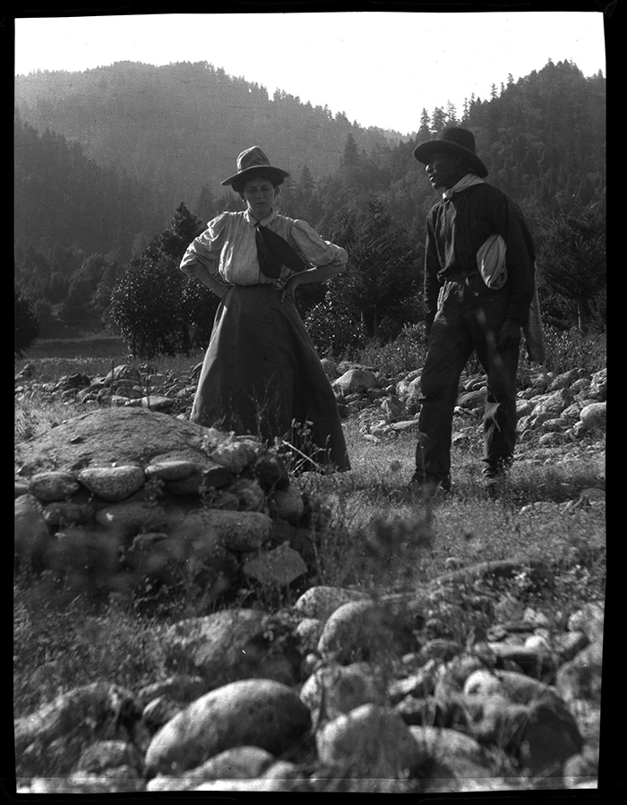 Nicholson with Camp Creek George.