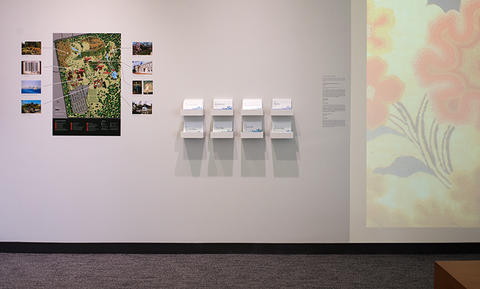 You'll find the tour brochures on a wall rack to your right as you enter the Mapel Orientation Gallery. Snap one up to get a fresh perspective on The Huntington. Photo by Kate Lain.
