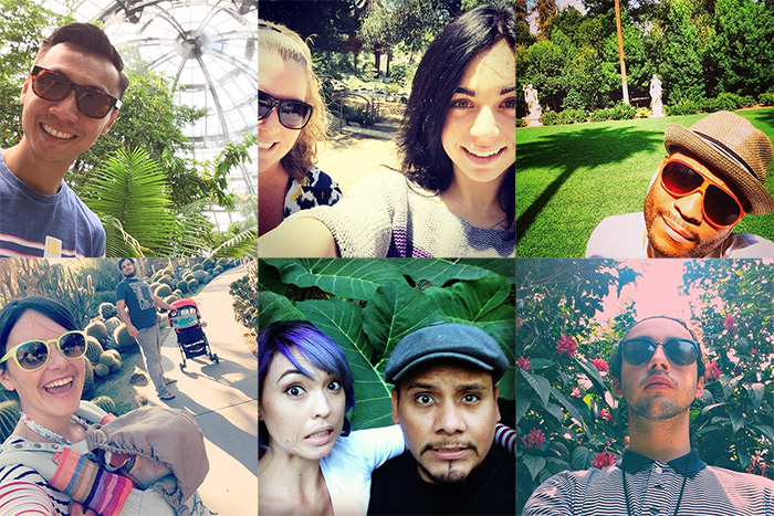 If you love sharing photos, try the "#Selfie" tour. Tag your Instagram photos #AtTheH, and we might repost or share them in the Mapel Orientation Gallery. The following #AtTheH selfies are by (clockwise, starting at top left): @roronaldy, @beelo36, @1011alcorn, @joshua_zolanski (2014 Huntington communications intern), @tinaibold, and @mollerina007.
