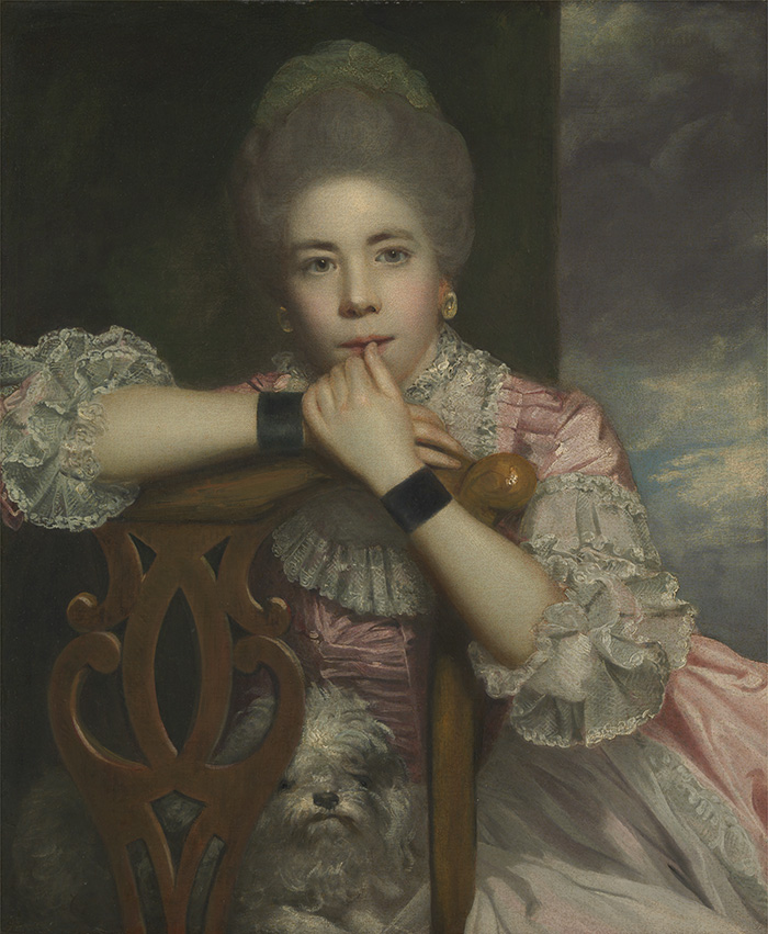 Joshua Reynolds, Mrs. Abington as Miss Prue in “Love for Love” by William Congreve, 1771, oil on canvas. Yale Center for British Art, Paul Mellon Collection.