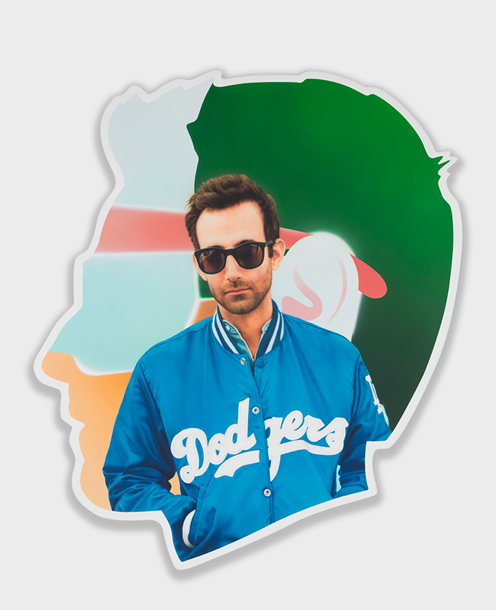 Alex Israel, Self Portrait (Dodgers), 2014‒2015, acrylic and bondo on fiberglass. Collection of the artist. Photo by Joshua White.