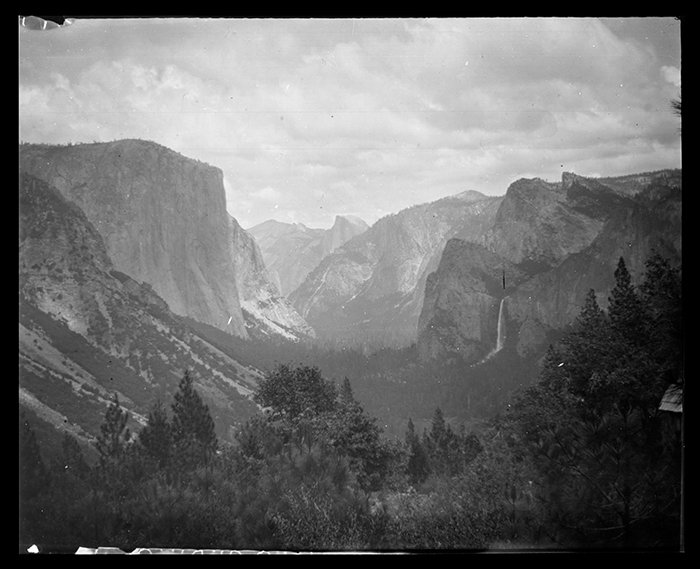 Yosemite Valley as photographed by Charmian Kittredge, 1890. The Huntington Library, Art Collections, and Botanical Gardens.