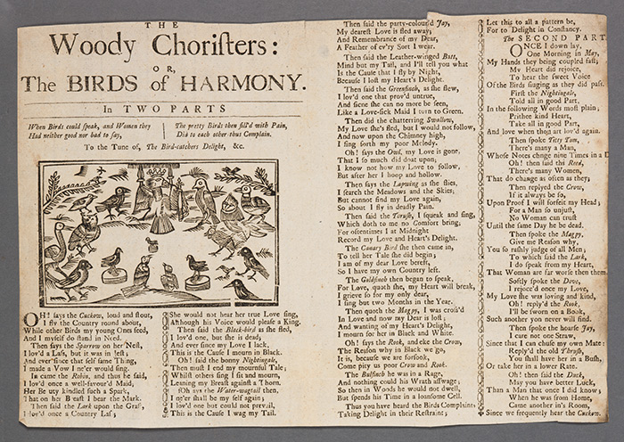 The Woody Choristers; or, The Birds of Harmony, ca. 1775. The Huntington Library, Art Collections, and Botanical Gardens.
