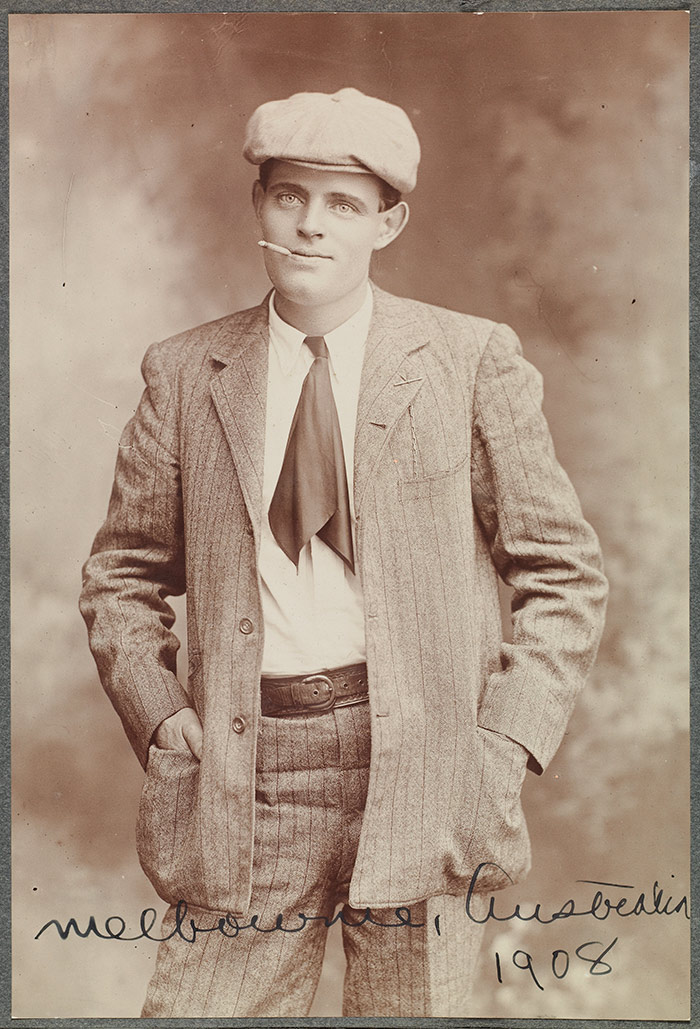 Jack London, Australia, 1908. The Huntington Library, Art Collections, and Botanical Gardens.