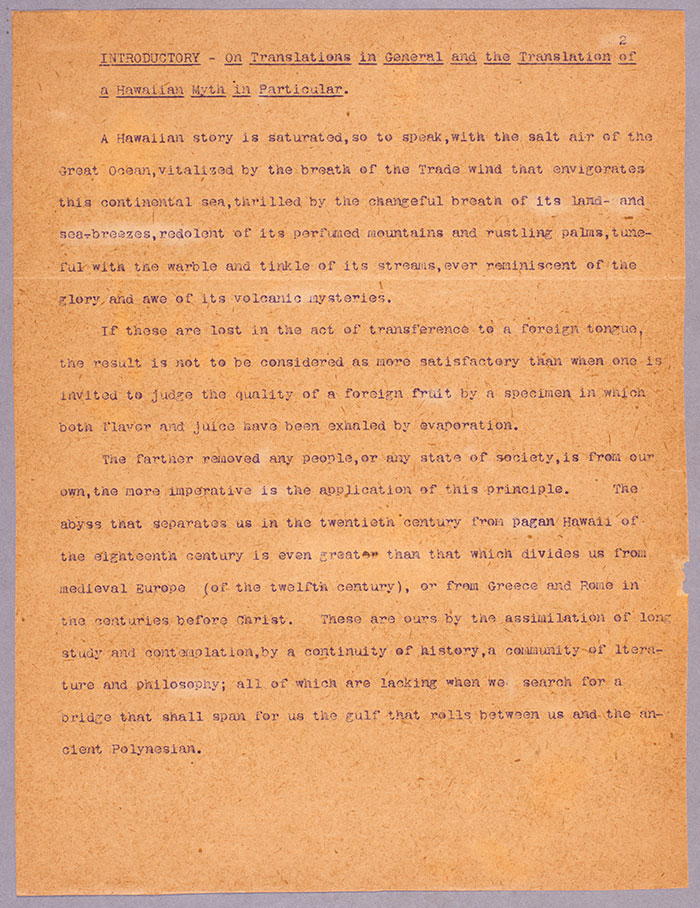 A page of Emerson’s unpublished and undated essay “General Remarks on Translation.” The Huntington Library, Art Collections, and Botanical Gardens.