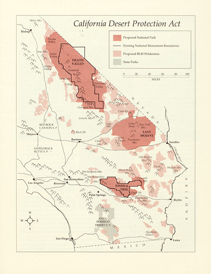 By drawing back to include all of Southern California the California Desert Protection League's map presented a less all-encompassing federal presence, and a sense of balance between major cities and places less dominated by human presence. The Huntington Library, Art Collections, and Botanical Gardens.