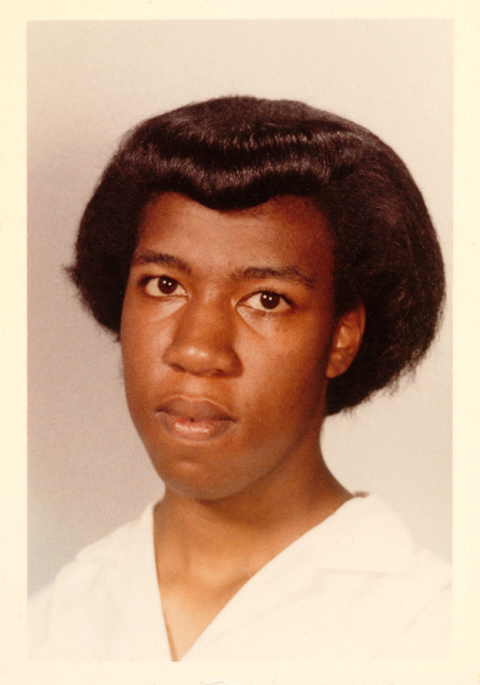 School photo of Octavia E. Butler in ca. 1962